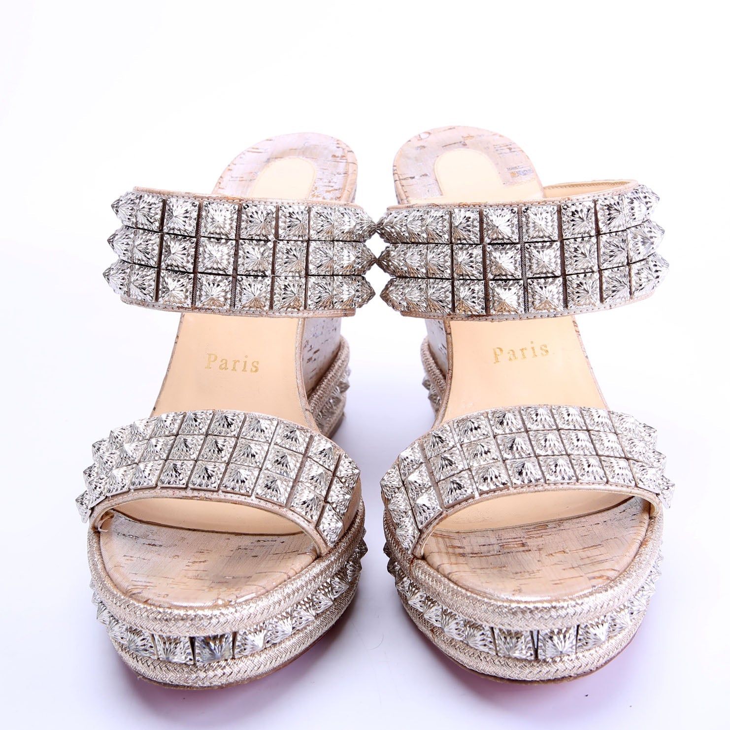 Pyradiams Cork Platform Wedges Size 39