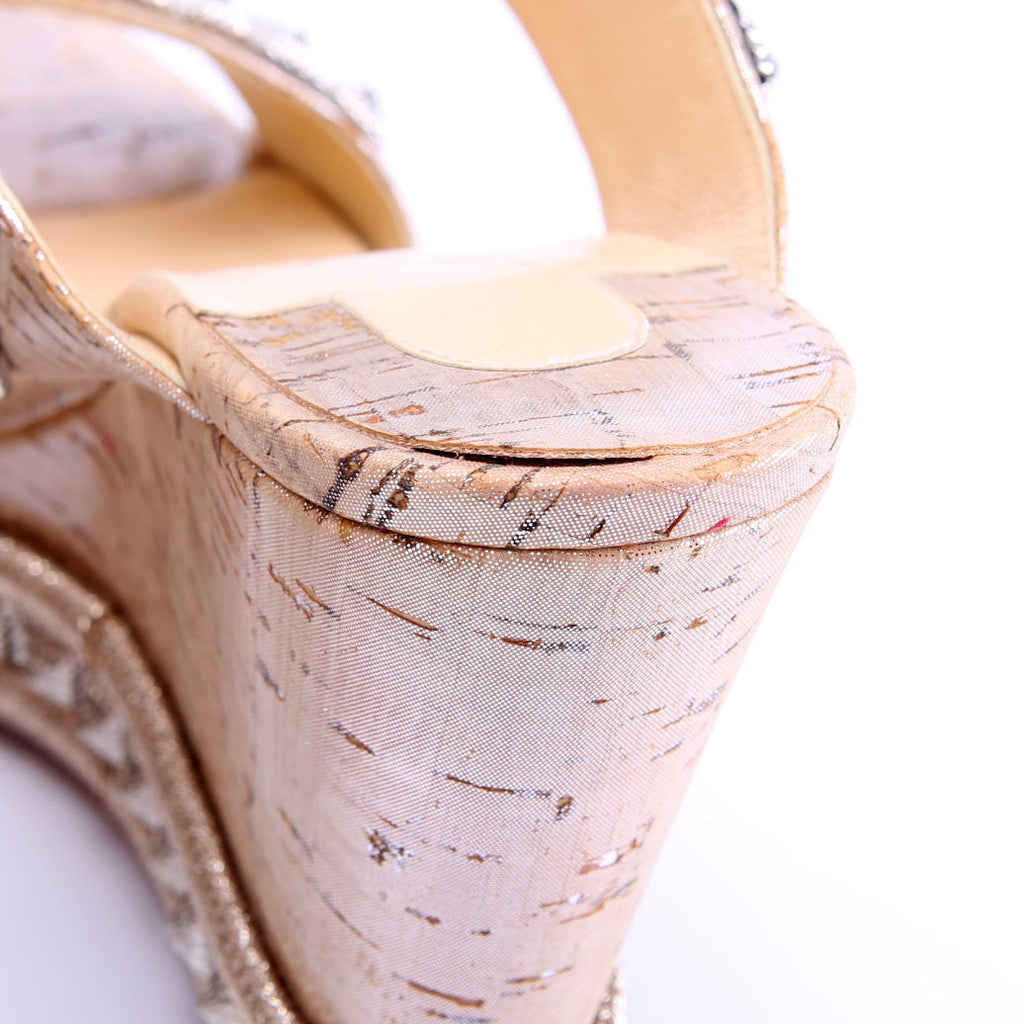 Pyradiams Cork Platform Wedges Size 39