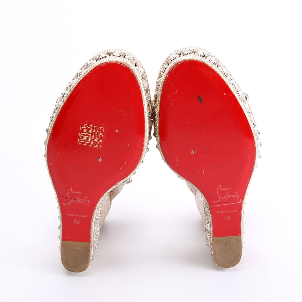 Pyradiams Cork Platform Wedges Size 39