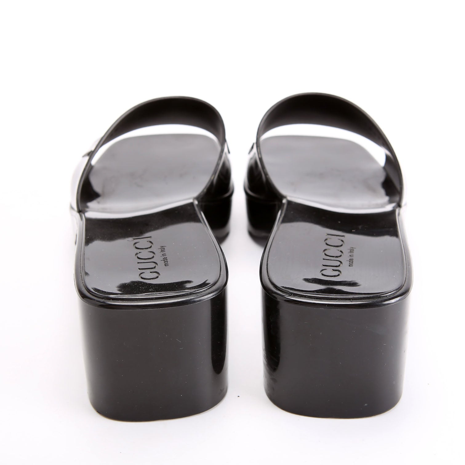 Logo Rubber Slides Size 40 Black