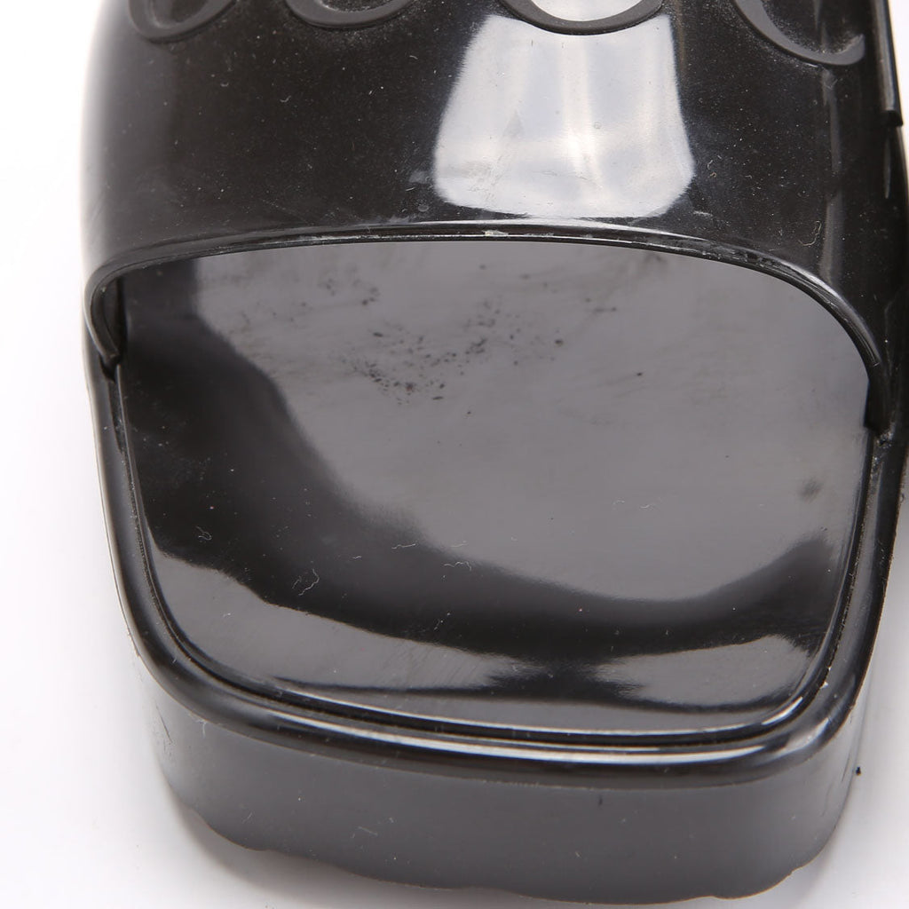 Logo Rubber Slides Size 40 Black