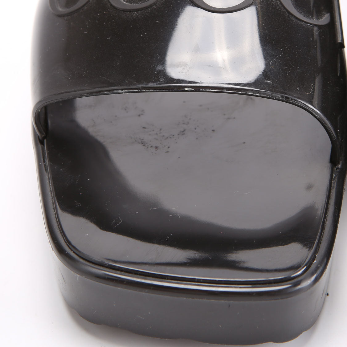 Logo Rubber Slides Size 40 Black