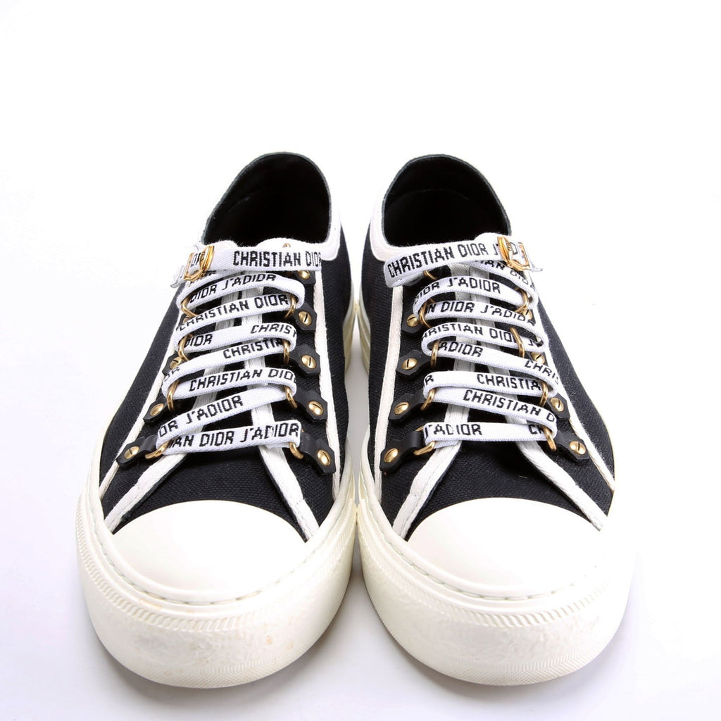 Walk'N'Dior Sneakers Size 39.5 Black/White