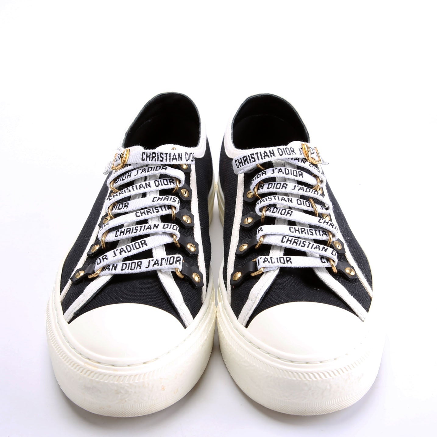 Walk'N'Dior Sneakers Size 39.5 Black/White