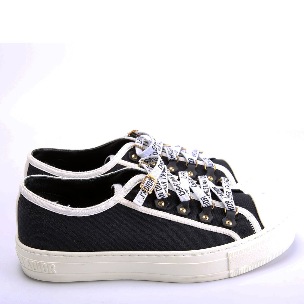 Walk'N'Dior Sneakers Size 39.5 Black/White