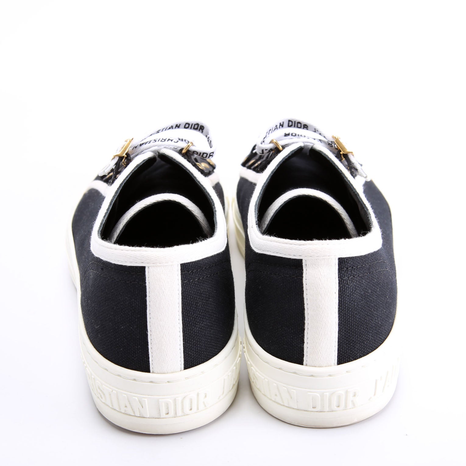 Walk'N'Dior Sneakers Size 39.5 Black/White