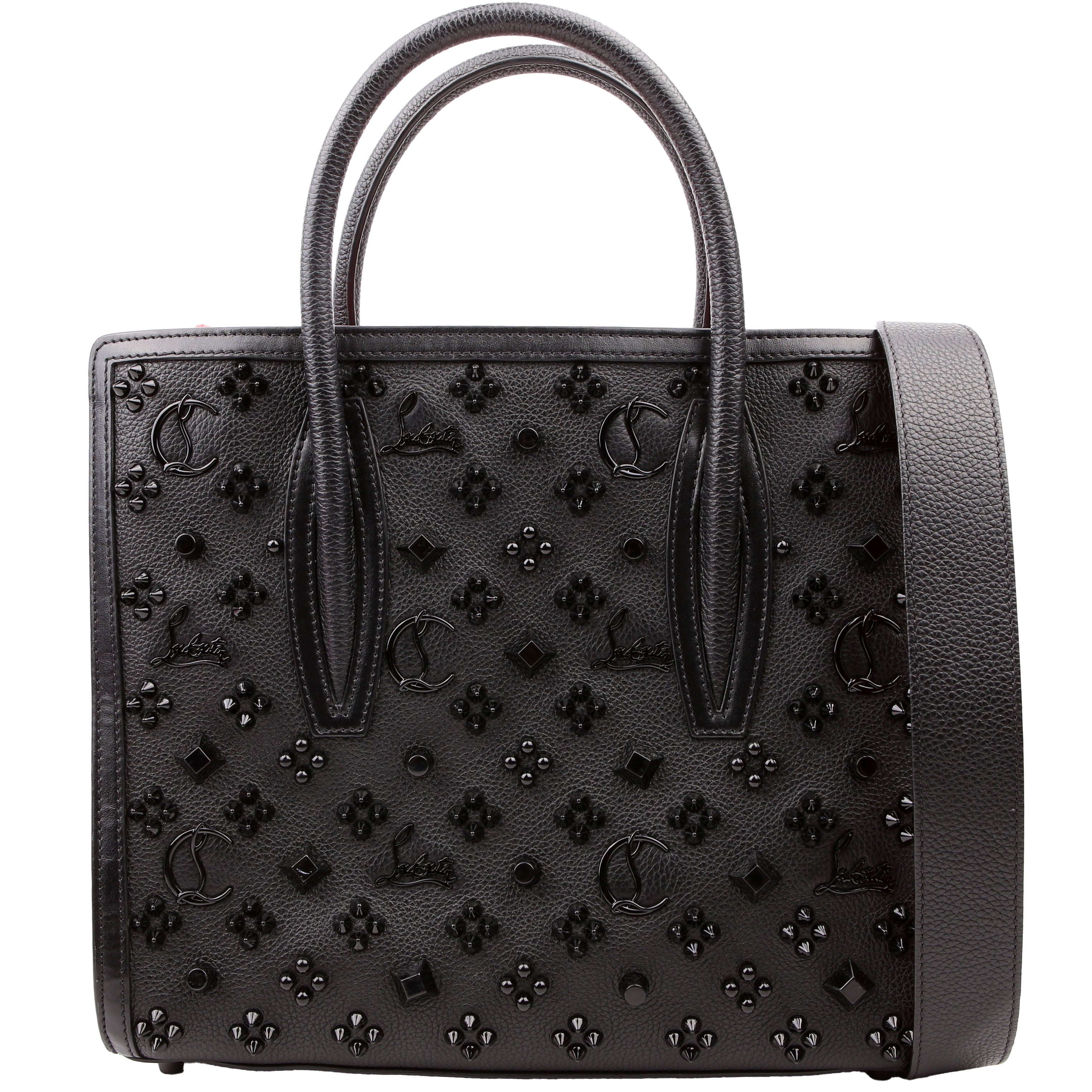 Paloma Medium Satchel Calfskin Spikes Loubinthesky