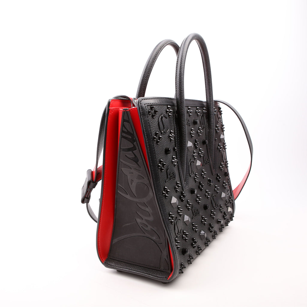 Paloma Medium Satchel Calfskin Spikes Loubinthesky