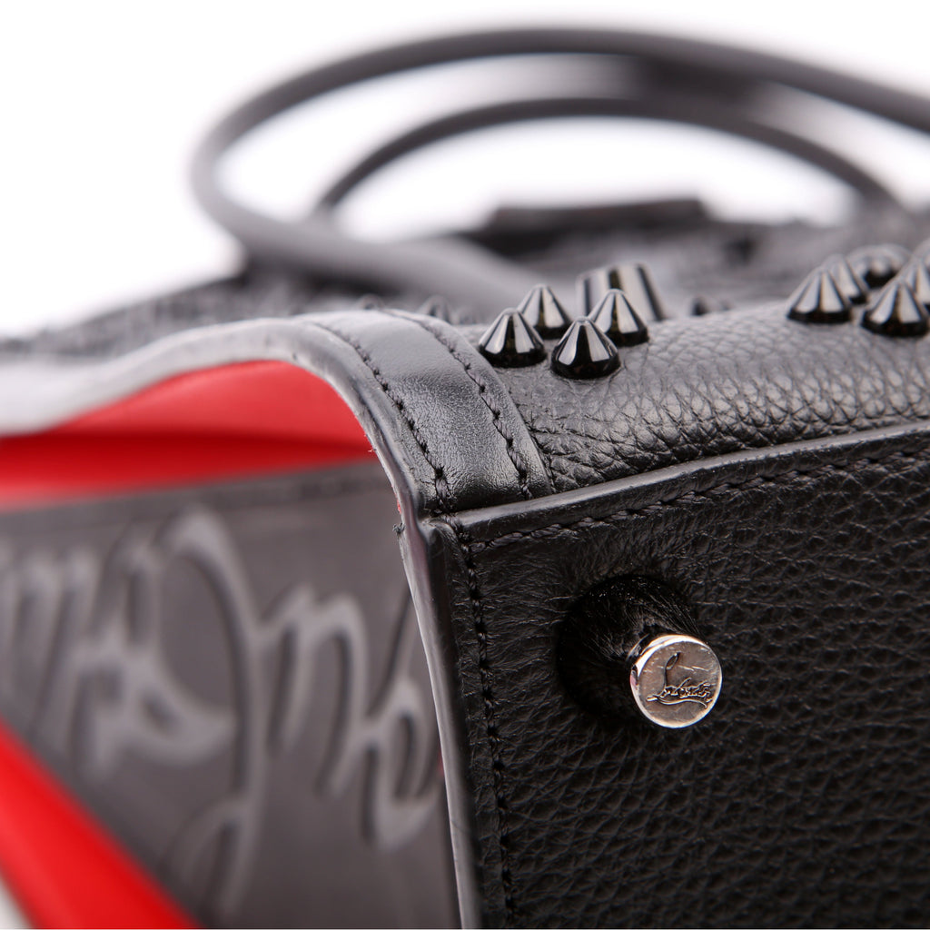 Paloma Medium Satchel Calfskin Spikes Loubinthesky