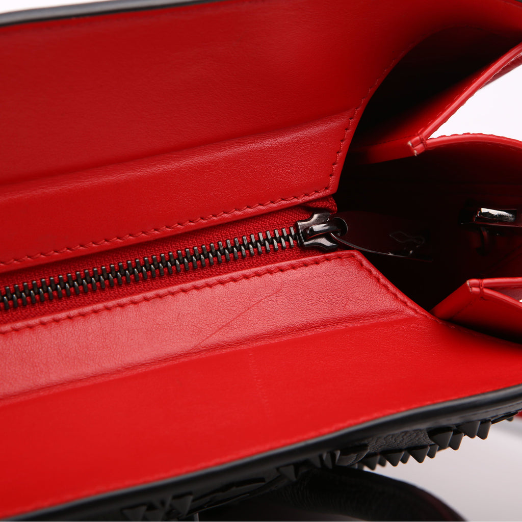Paloma Medium Satchel Calfskin Spikes Loubinthesky