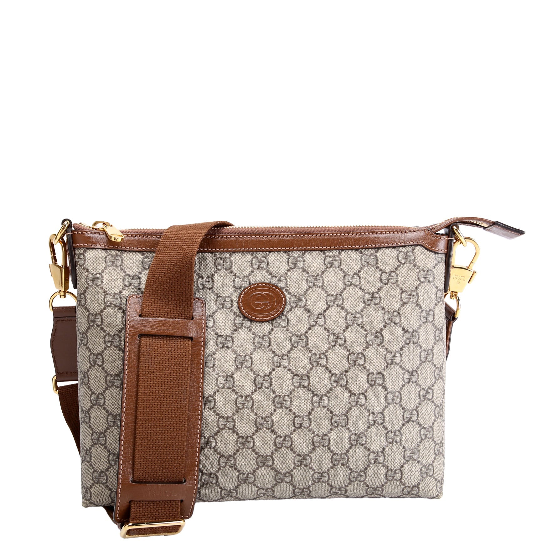 726833 GG Supreme Interlocking G Messenger Bag