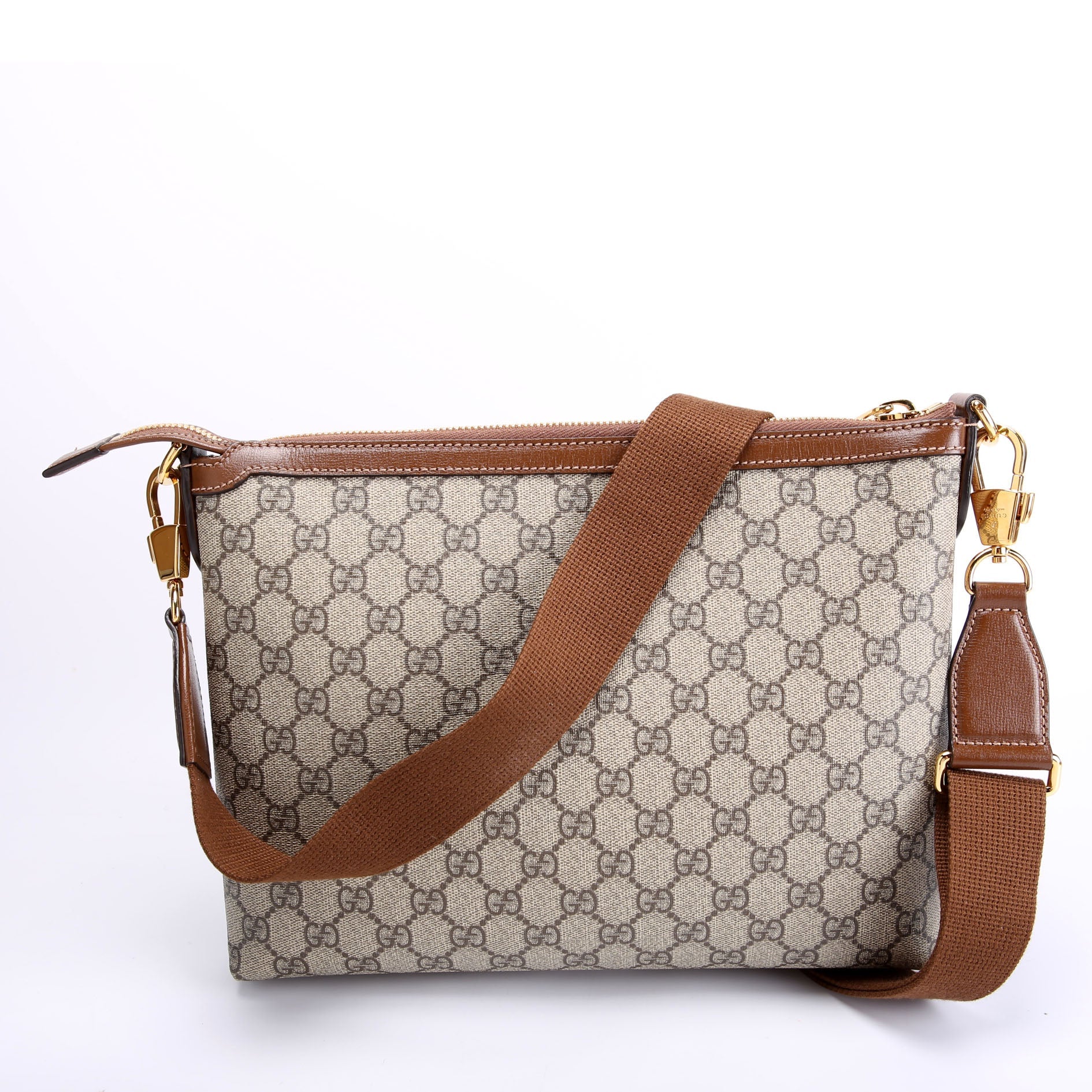 726833 GG Supreme Interlocking G Messenger Bag