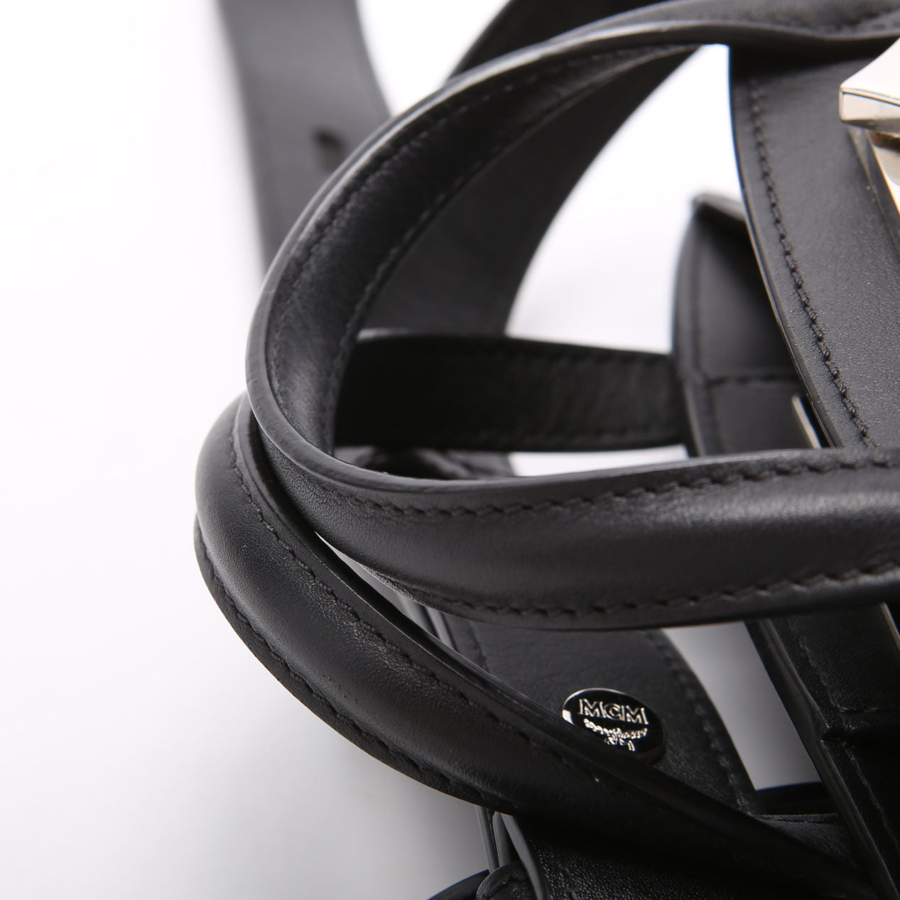 Mini Milano Tote Lux Calfskin Hair Black/Grey