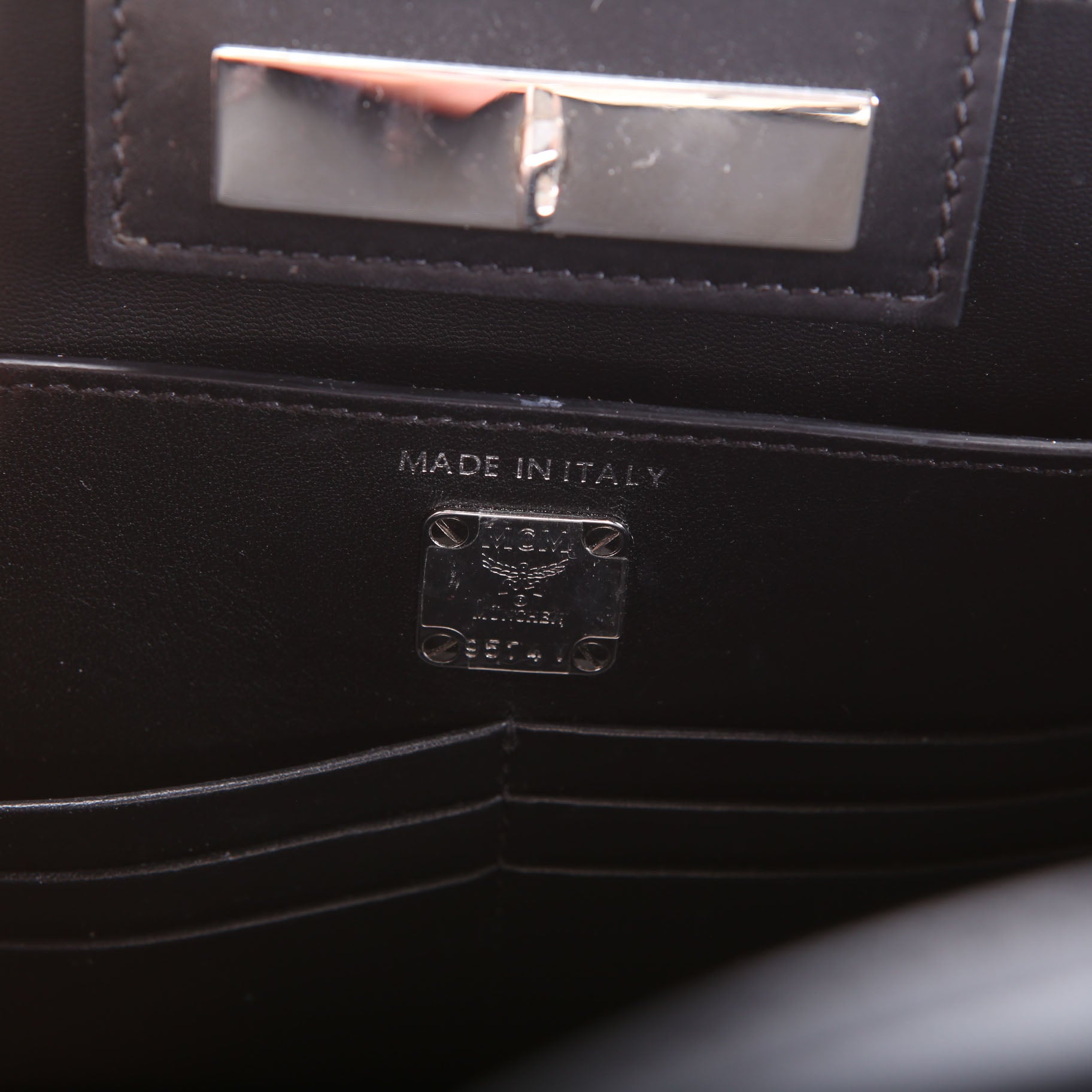 Mini Milano Tote Lux Calfskin Hair Black/Grey