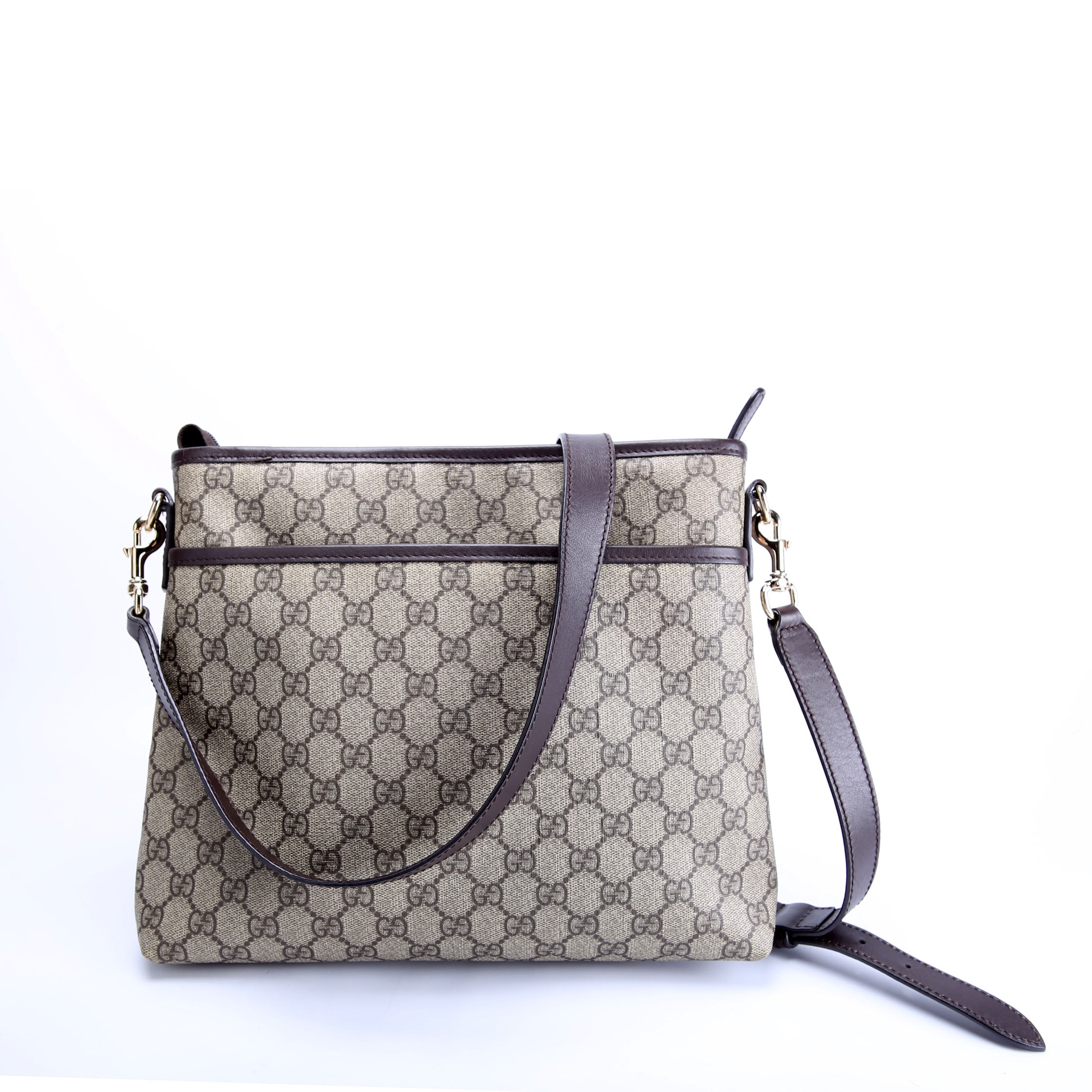 388924 GG Supreme Crossbody Beige/Brown