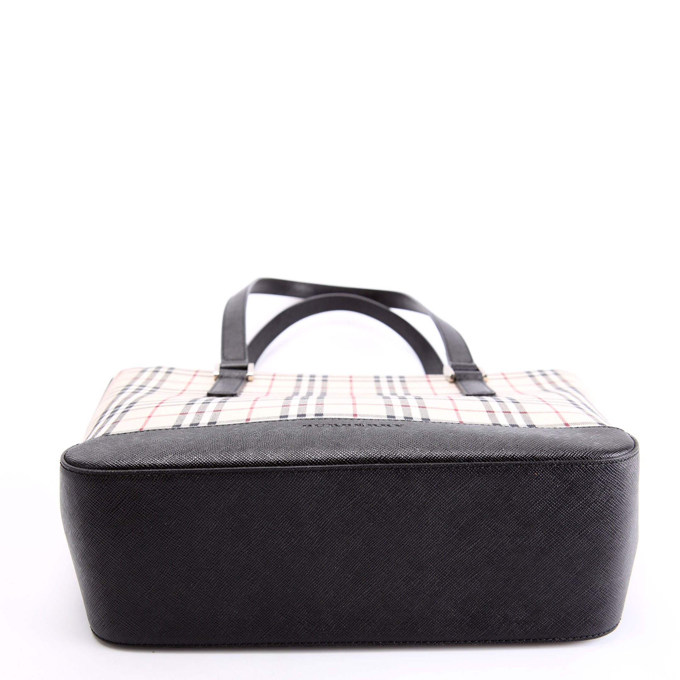 House Check Small Tote Multi/Black