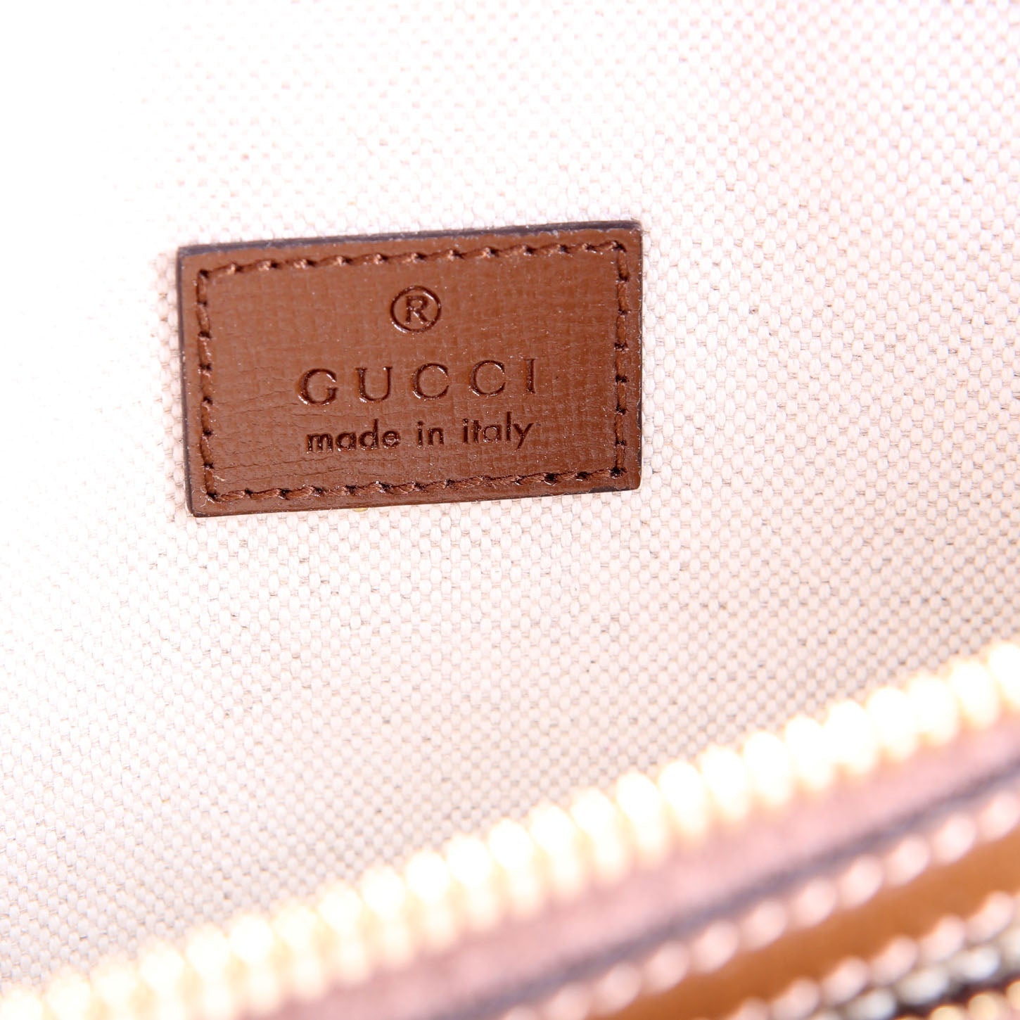 733240 GG Supreme Interlocking large Belt Bag Brown/Beige