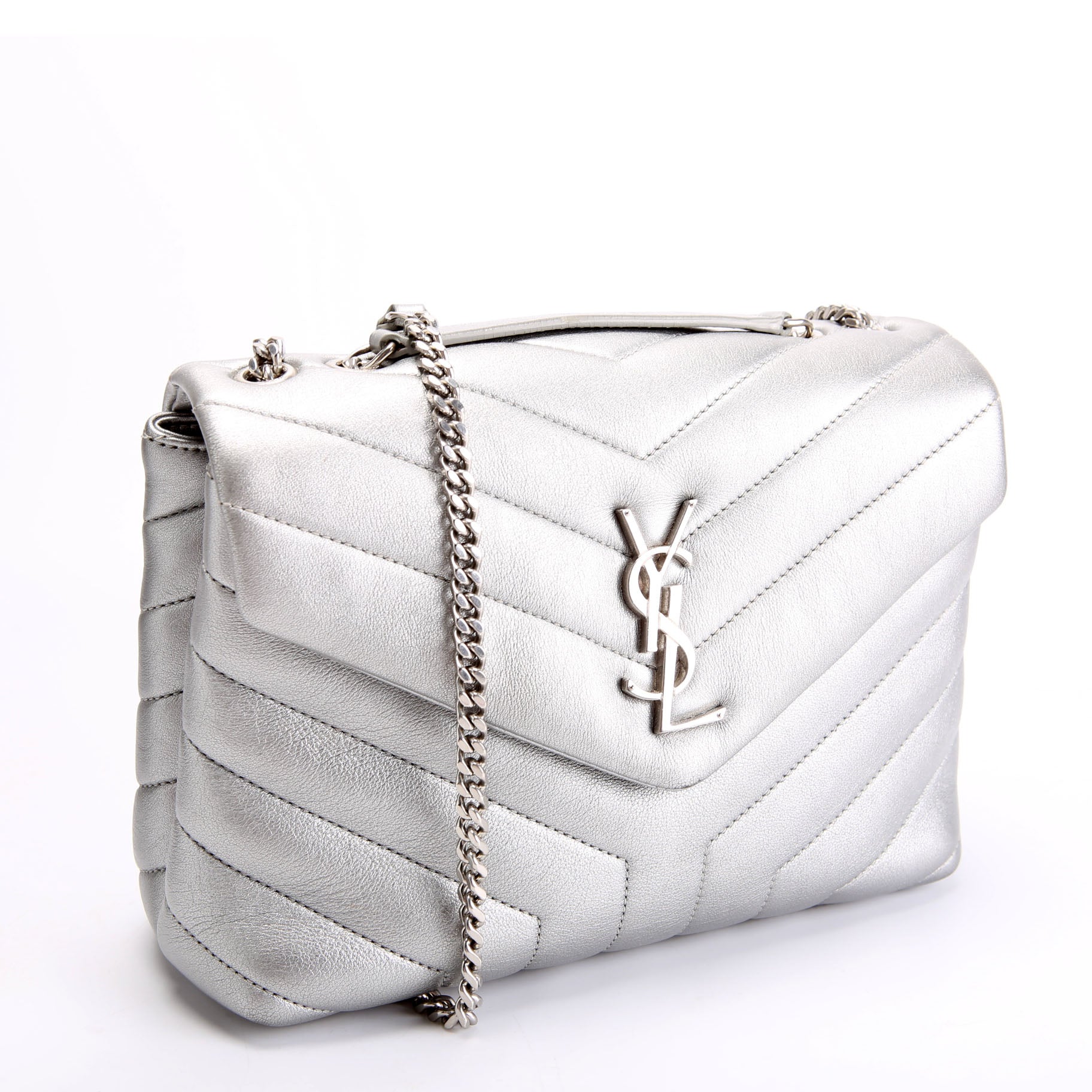 Loulou Satchell Small 494699 Silver