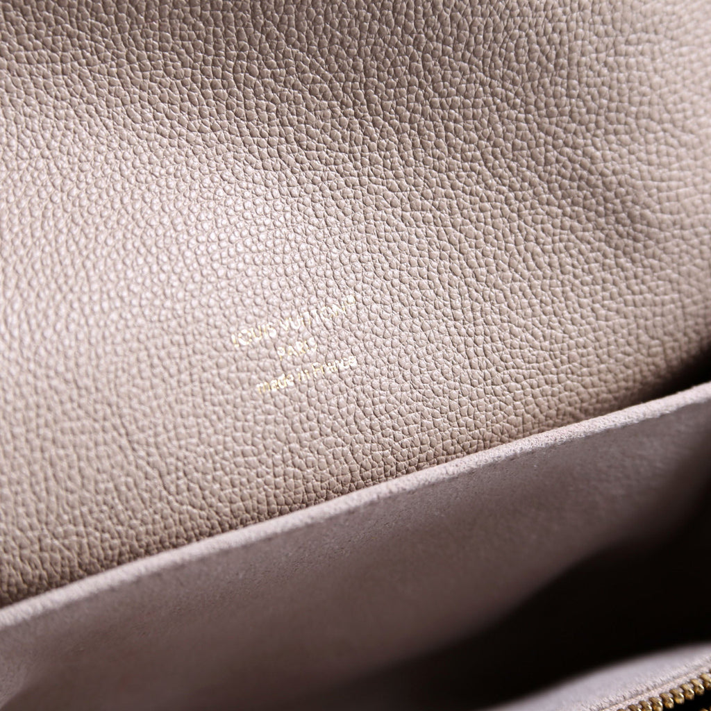 Pochette Metis East West Bicolor Empreinte Turtle Dove