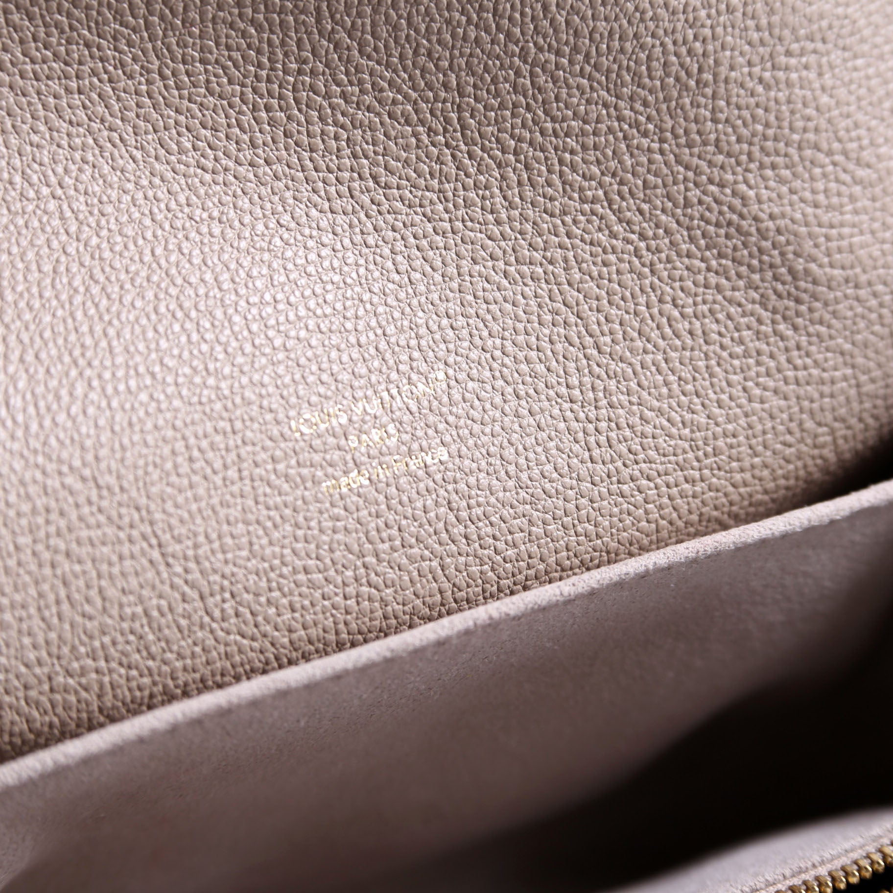 Pochette Metis East West Bicolor Empreinte Turtle Dove