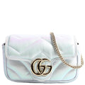 476433 Marmont Iridescent Leather Super Mini Flap