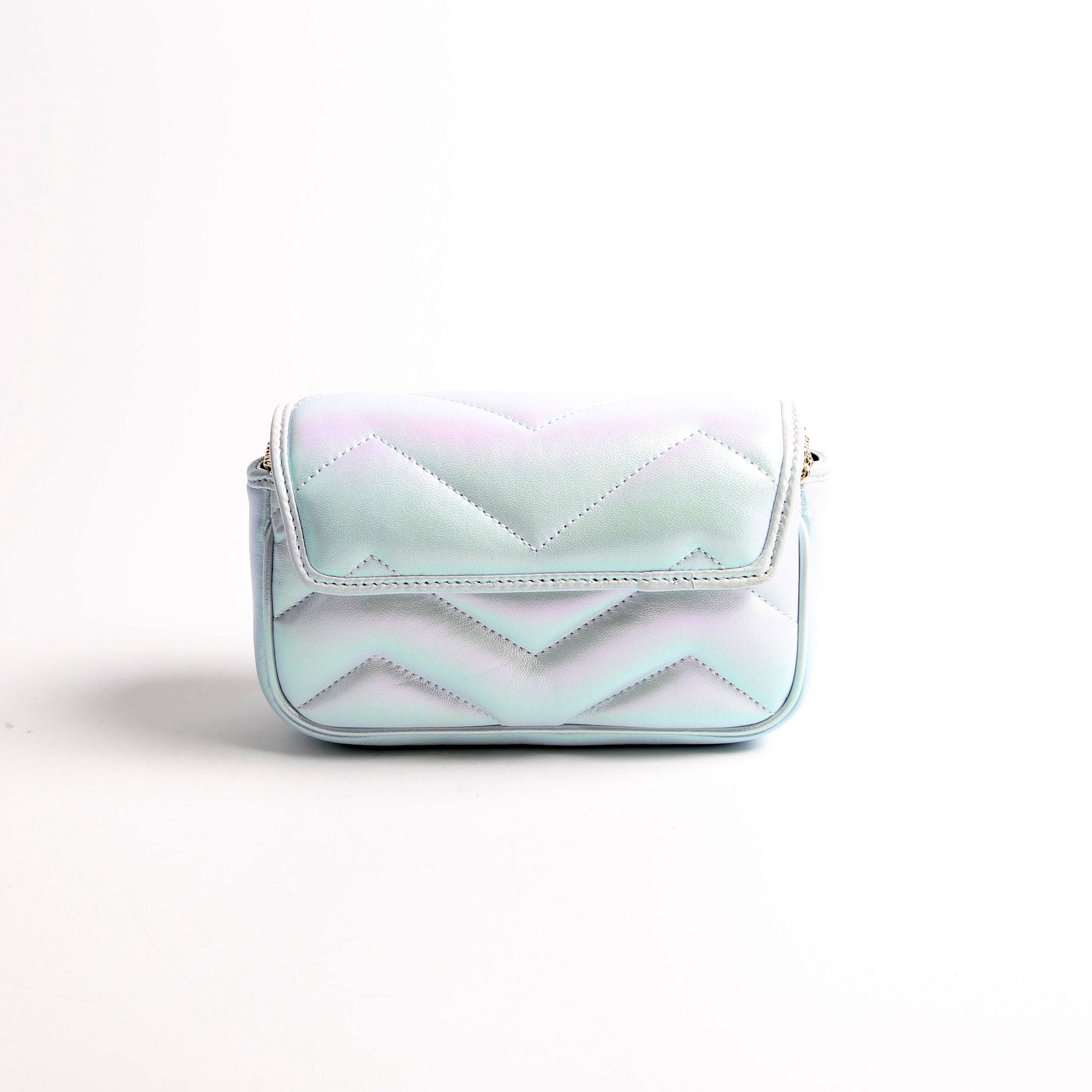 476433 Marmont Iridescent Leather Super Mini Flap