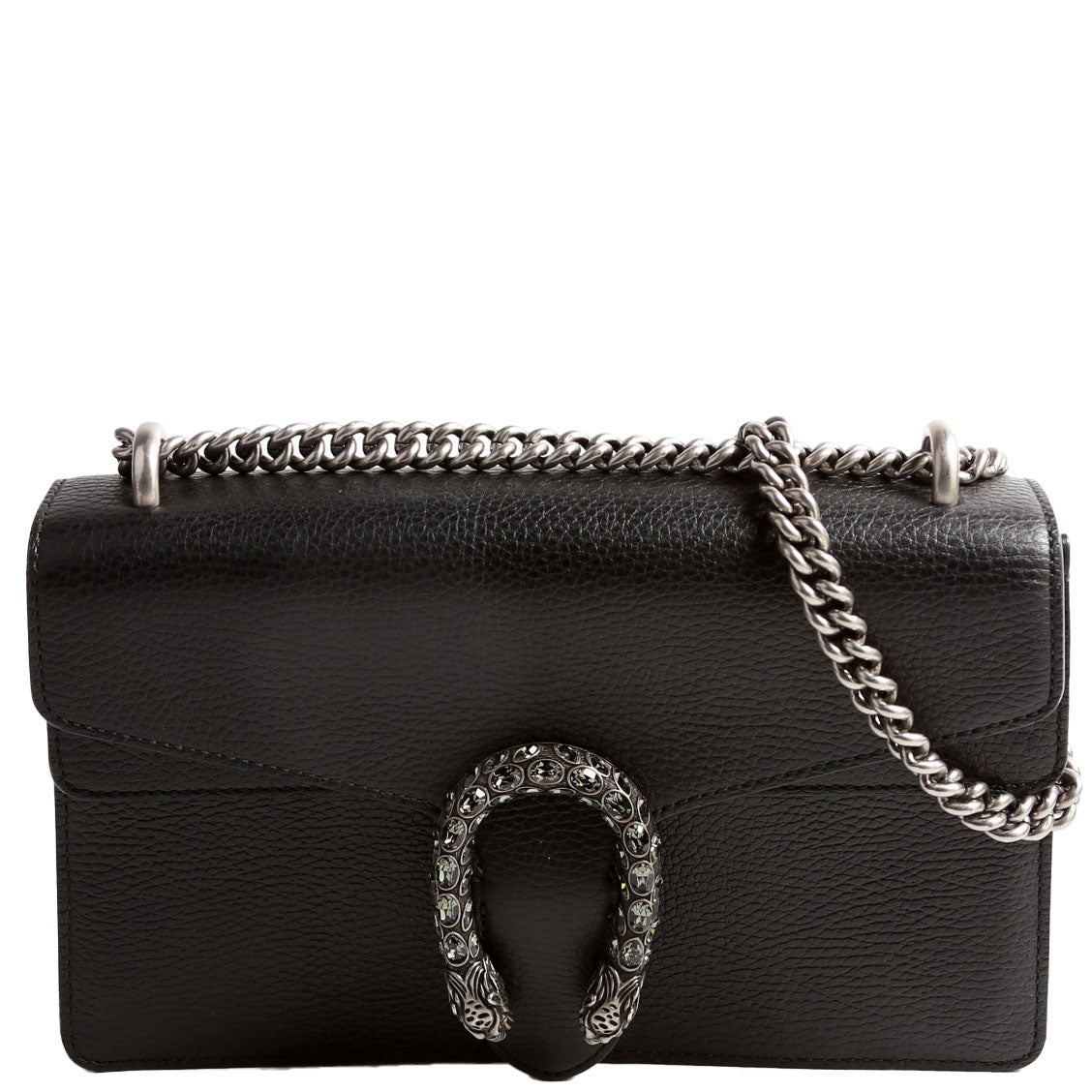 Gucci 400249 Dionysus Leather Shoulder Small Black