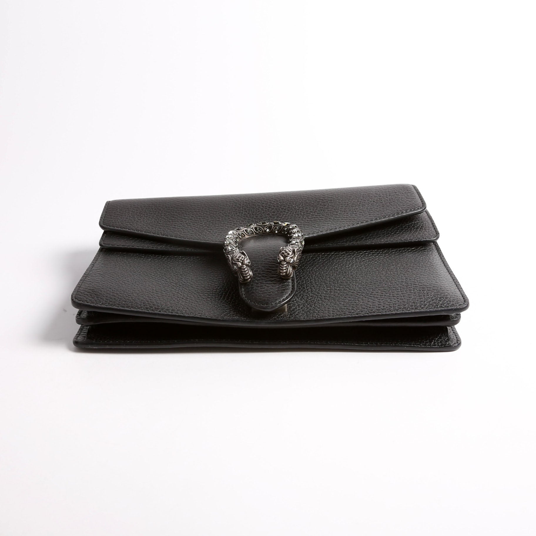 Gucci 400249 Dionysus Leather Shoulder Small Black