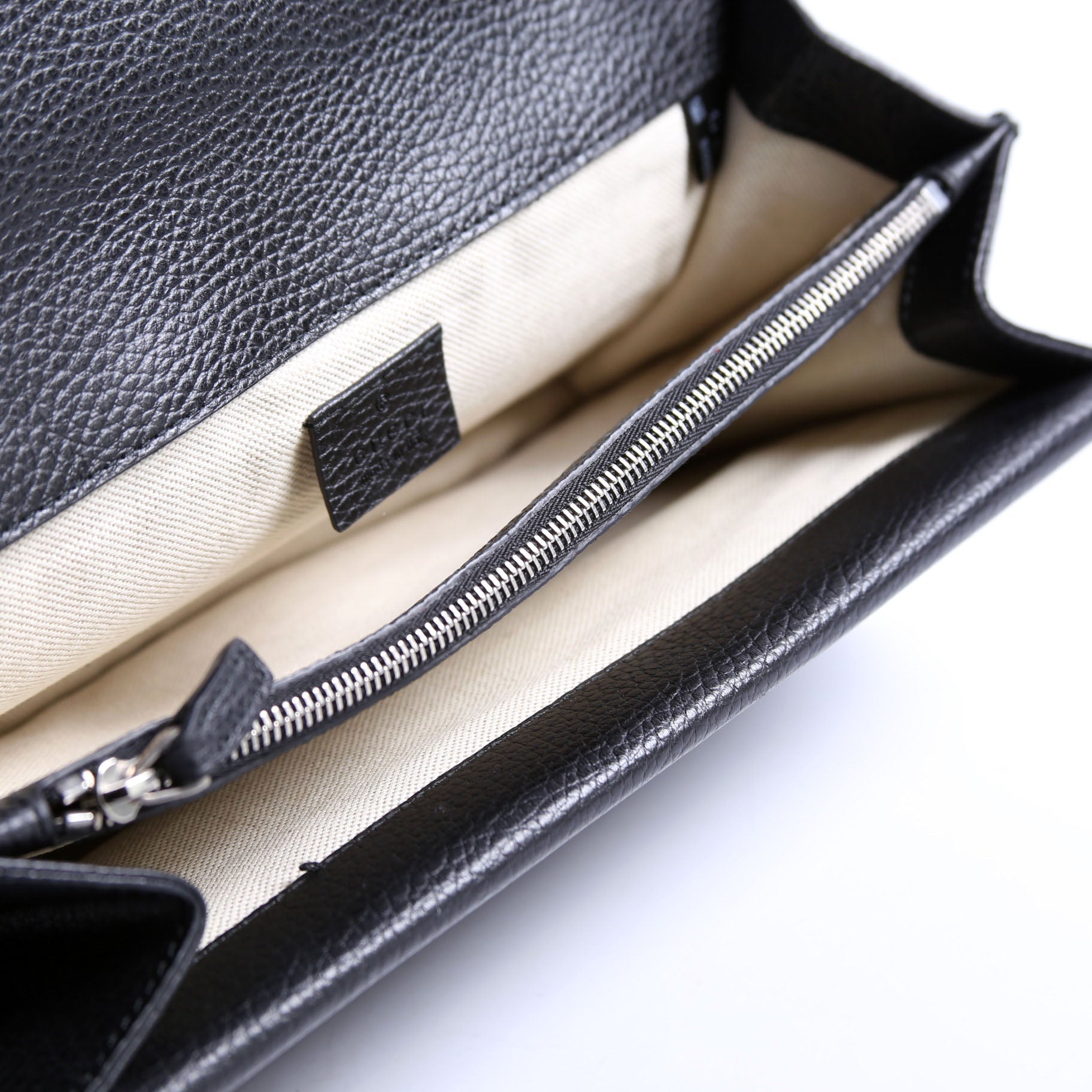Gucci 400249 Dionysus Leather Shoulder Small Black