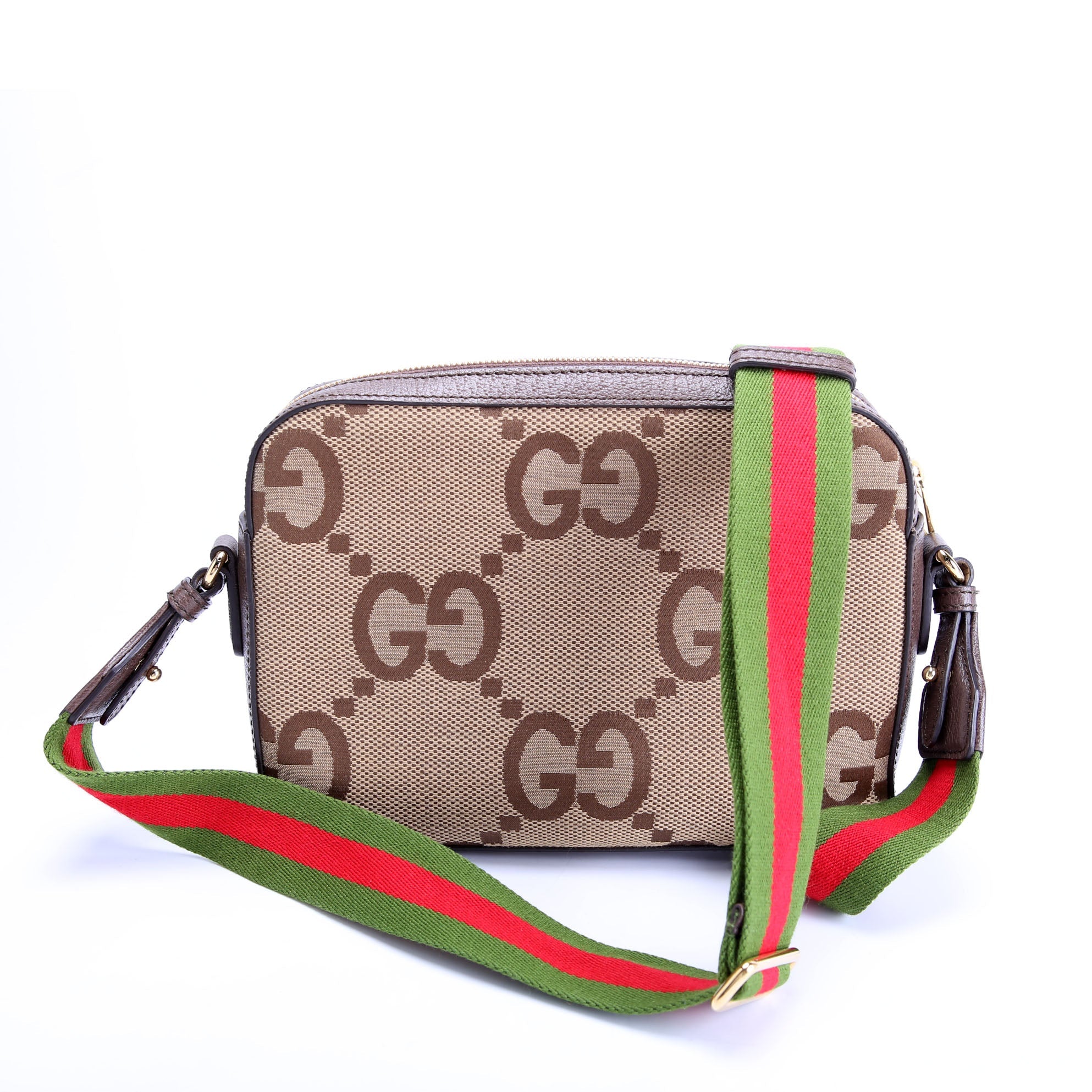 Gucci 675891 Jumbo GG Canvas Messenger