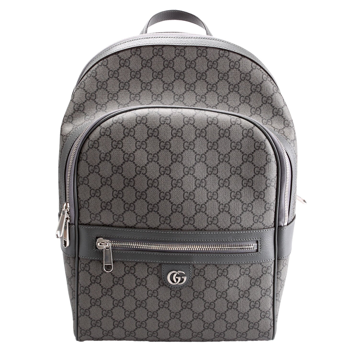 Gucci 821938 GG Supreme Ophidia Medium Backpack Grey