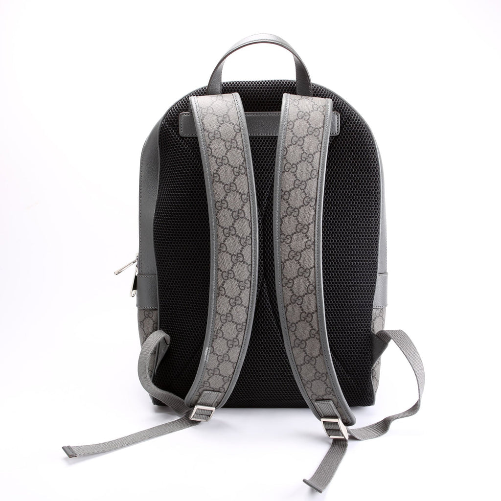 Gucci 821938 GG Supreme Ophidia Medium Backpack Grey