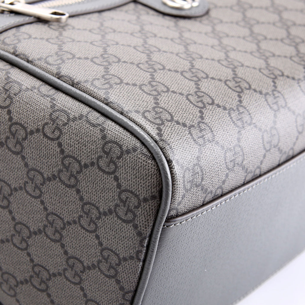 Gucci 821938 GG Supreme Ophidia Medium Backpack Grey