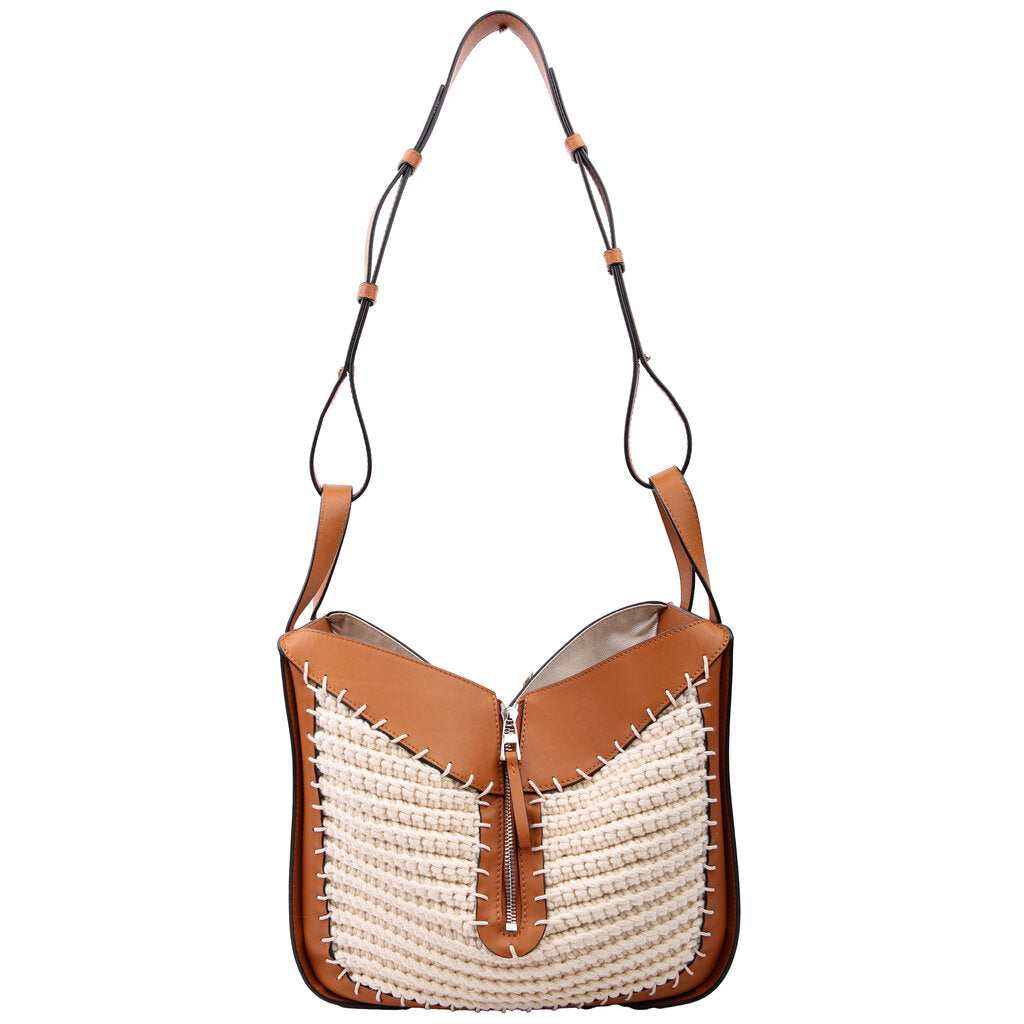 Crochet Hammock Shoulder Small Brown