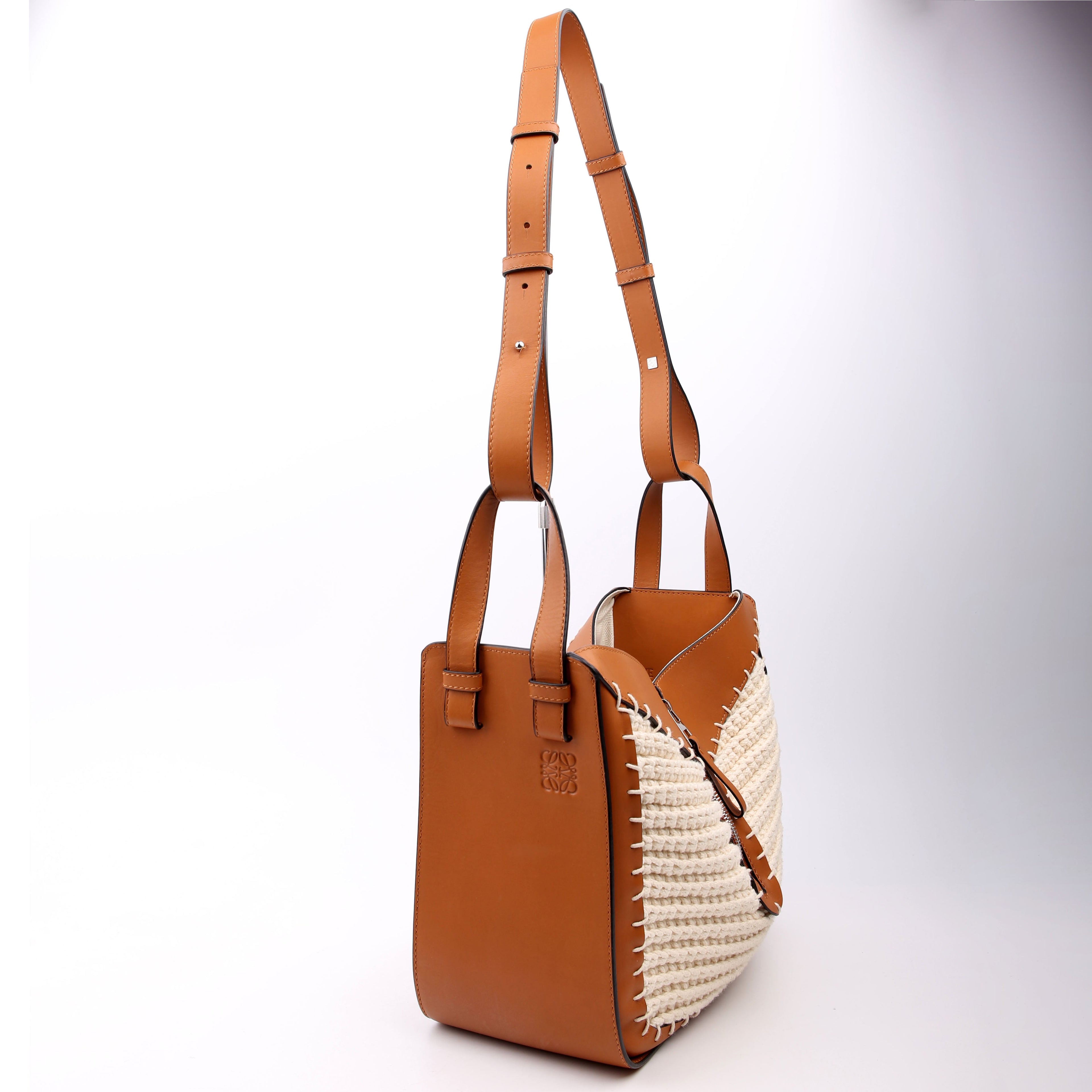 Crochet Hammock Shoulder Small Brown
