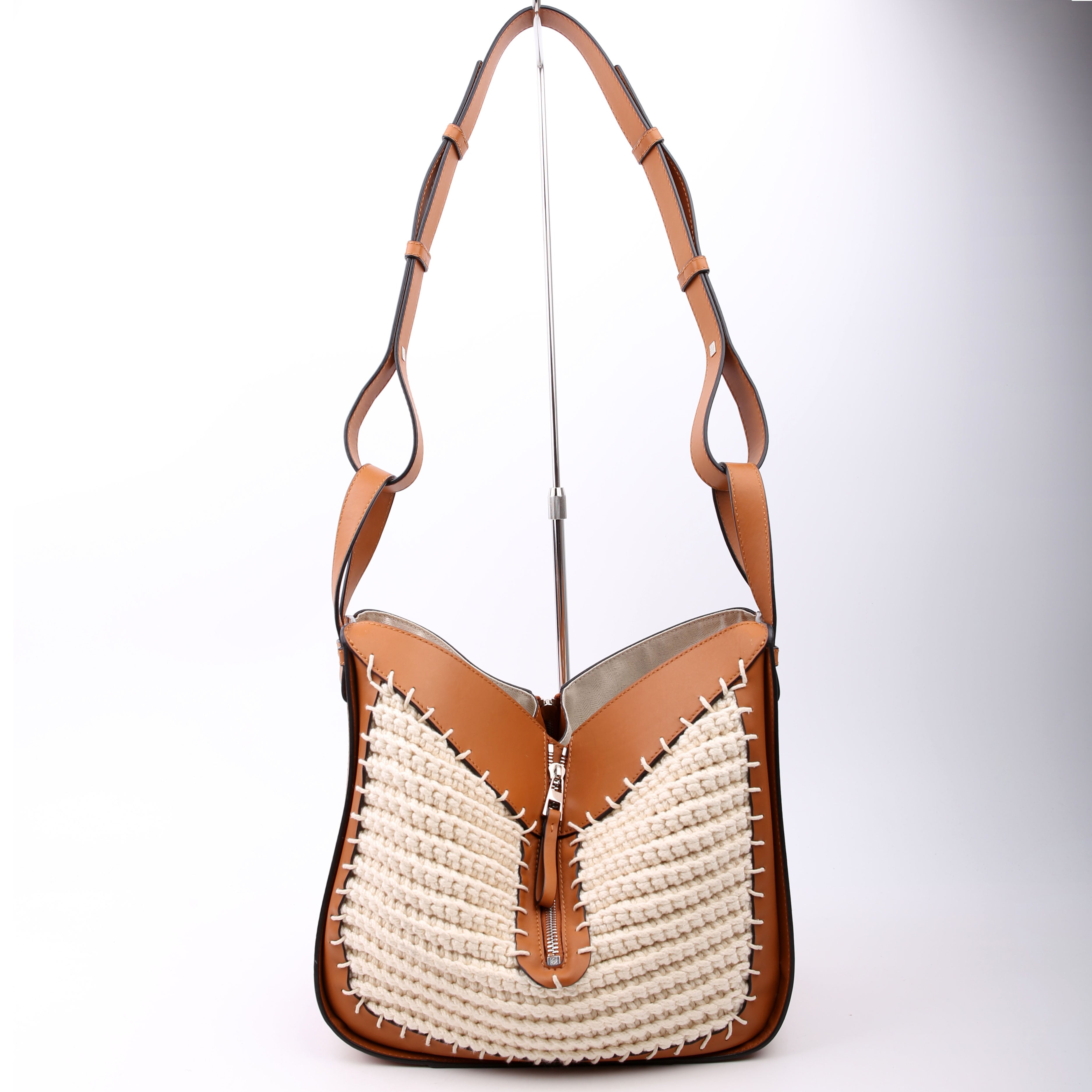 Crochet Hammock Shoulder Small Brown