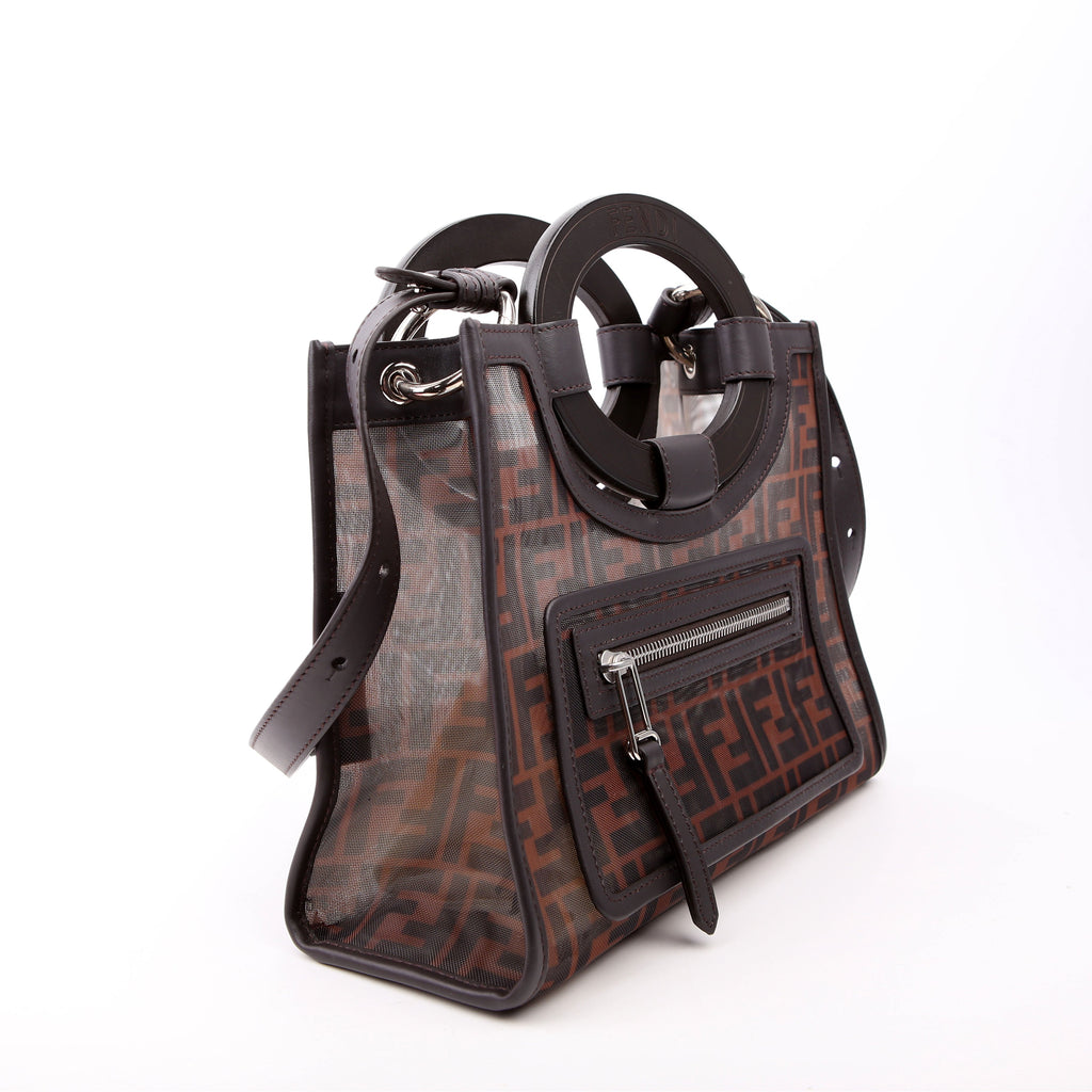 FF 1974 Mesh Runaway Shopper Small Brown