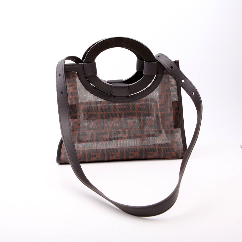 FF 1974 Mesh Runaway Shopper Small Brown