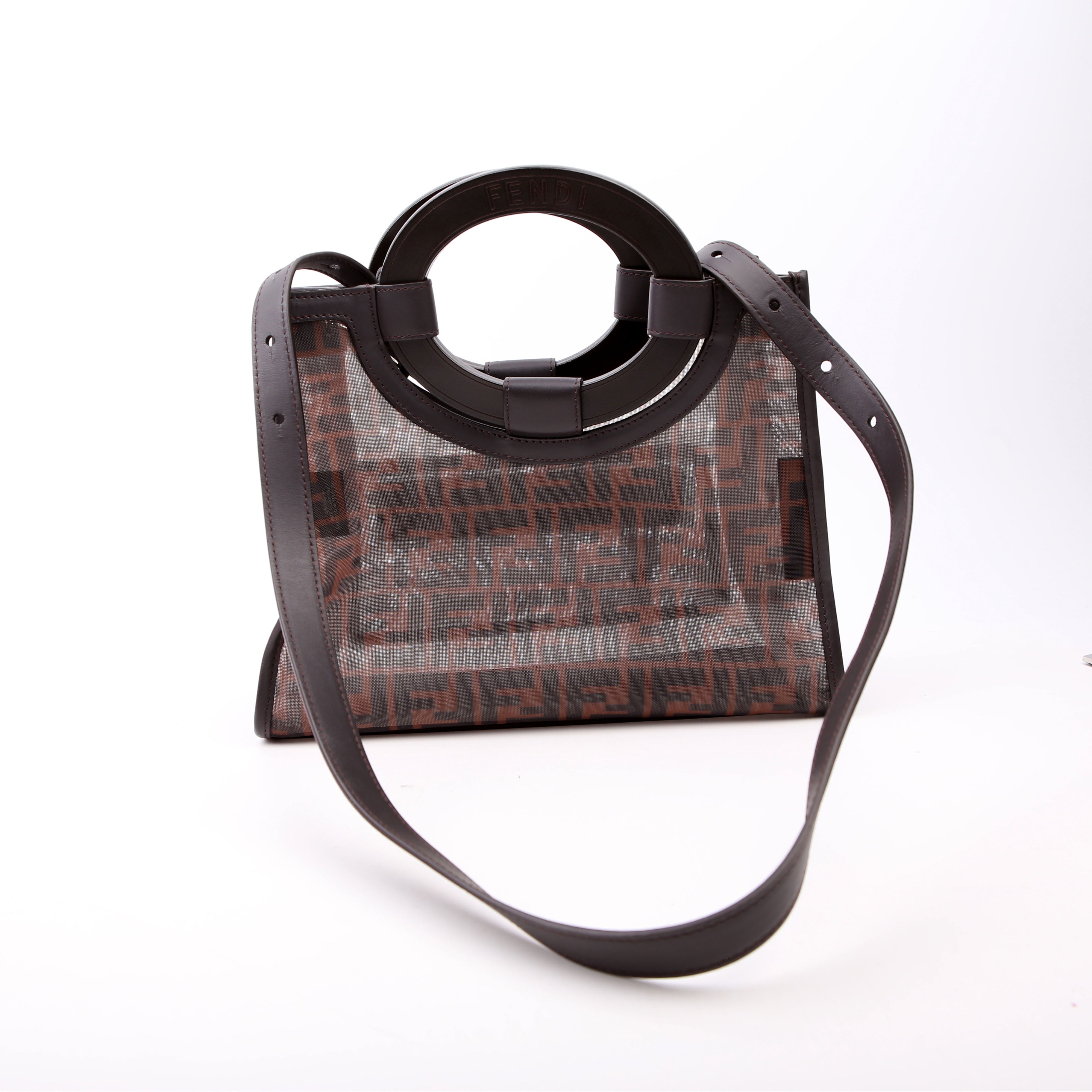 FF 1974 Mesh Runaway Shopper Small Brown