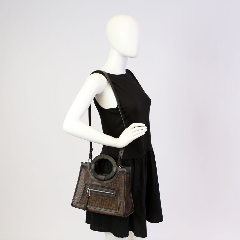 FF 1974 Mesh Runaway Shopper Small Brown