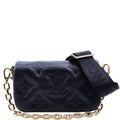 Wallet On Strap Bubblegram Black