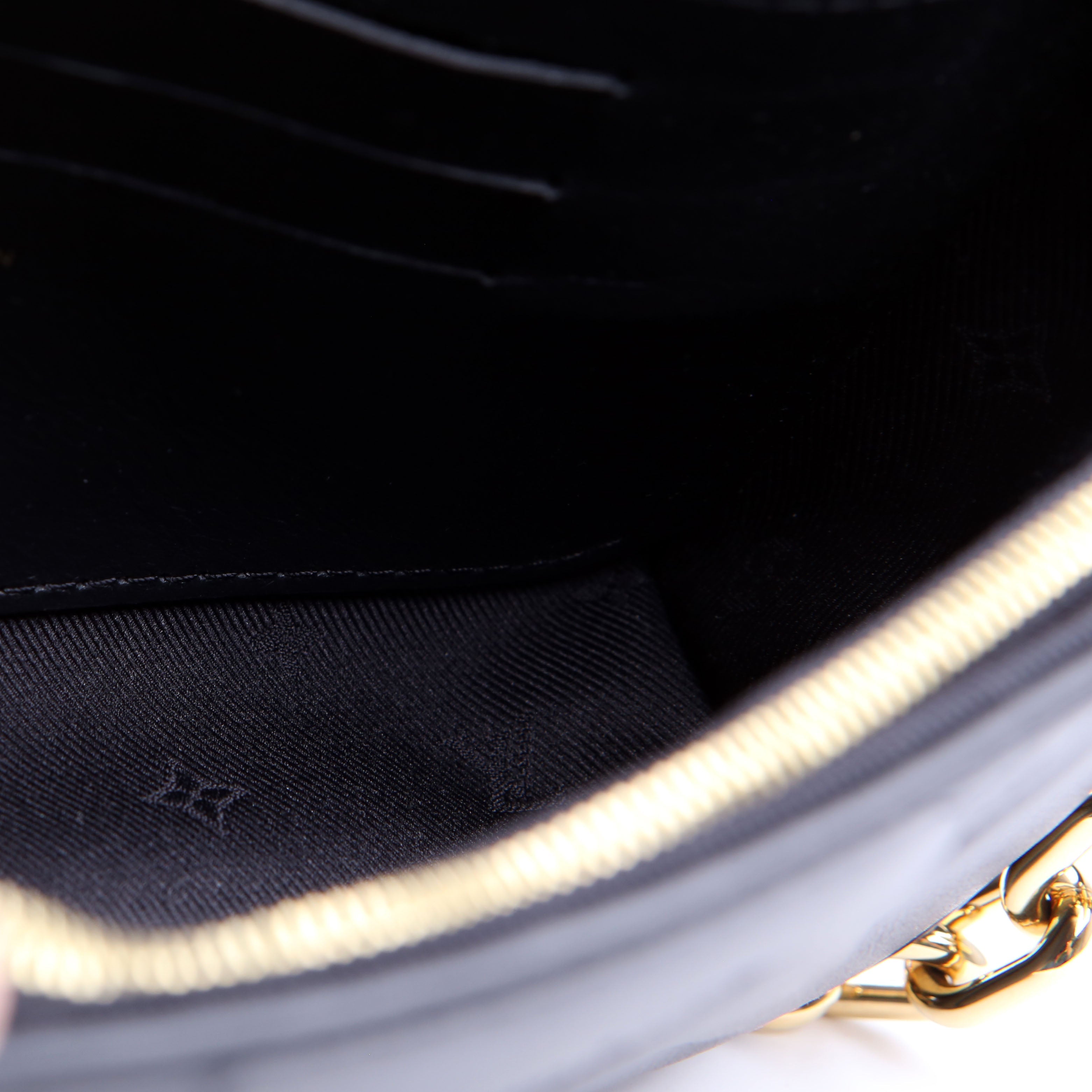 Wallet On Strap Bubblegram Black