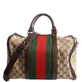 247205 Boston Bag Canvas Brown