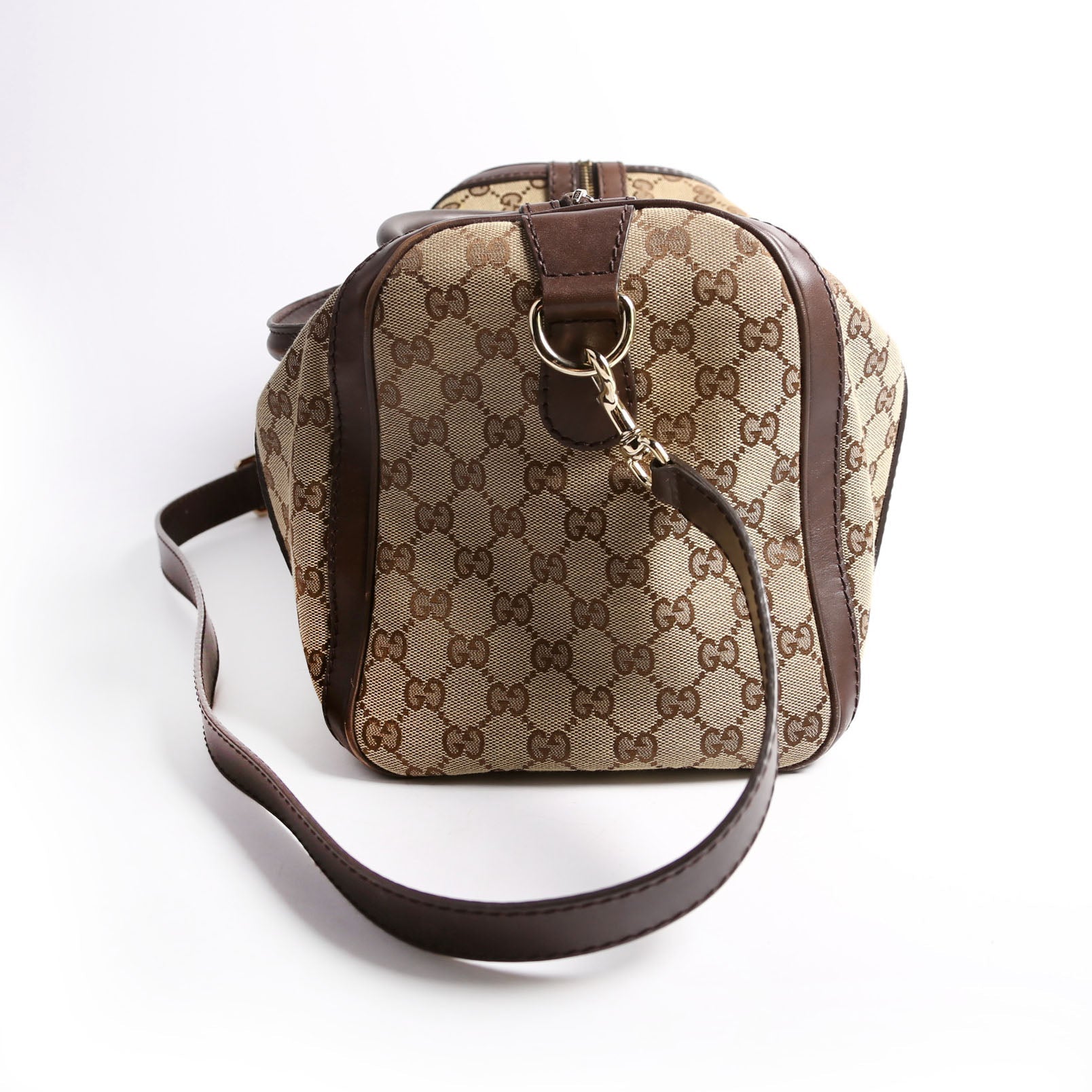 247205 Boston Bag Canvas Brown