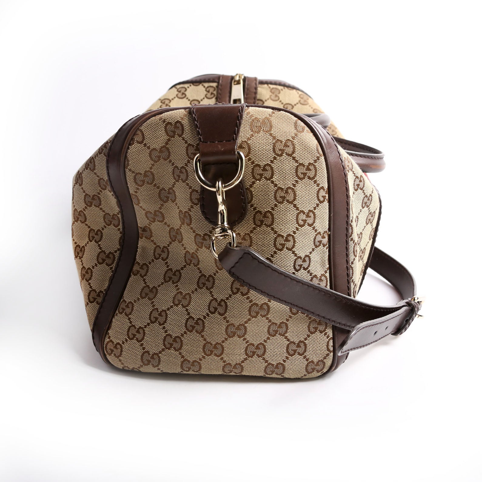 247205 Boston Bag Canvas Brown