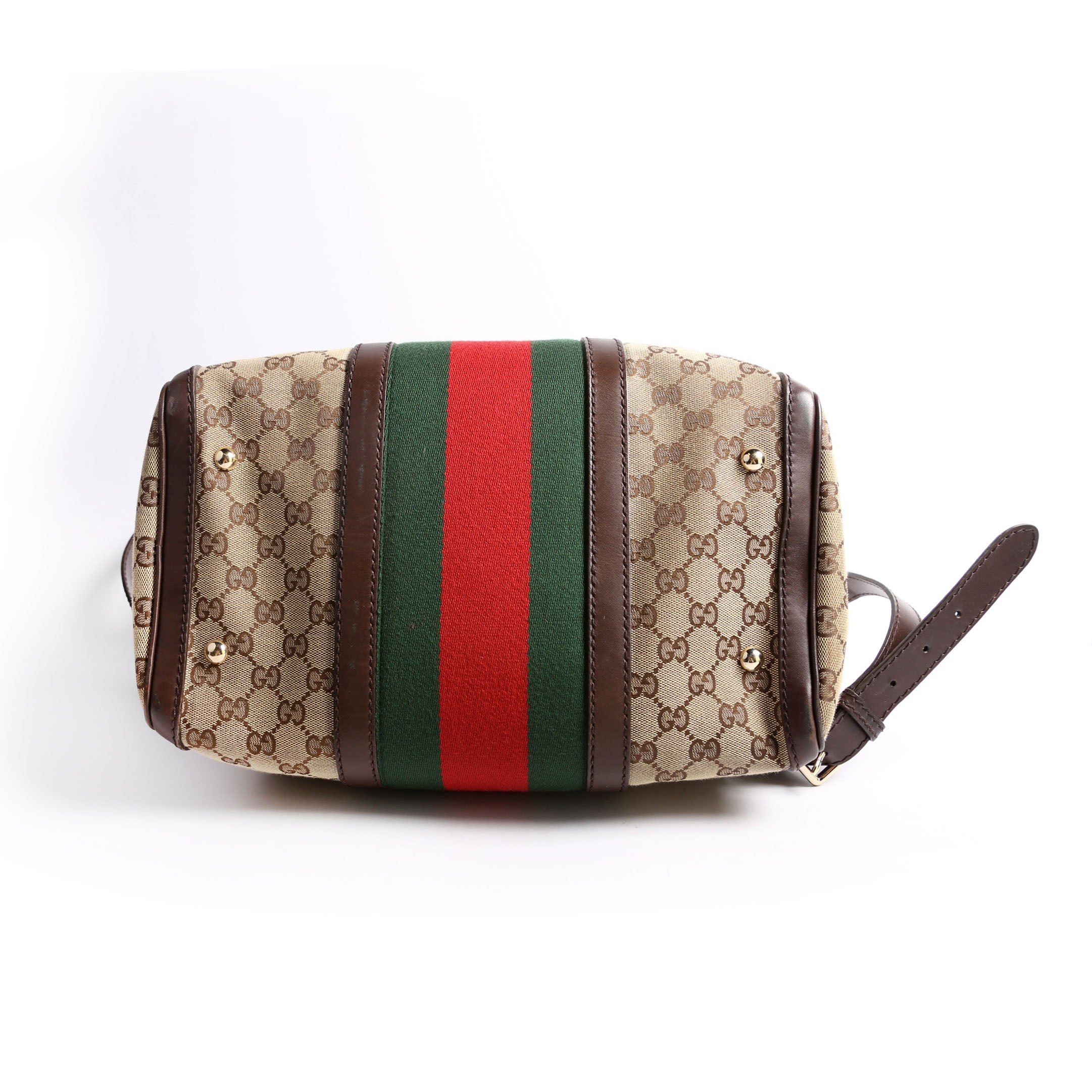 247205 Boston Bag Canvas Brown
