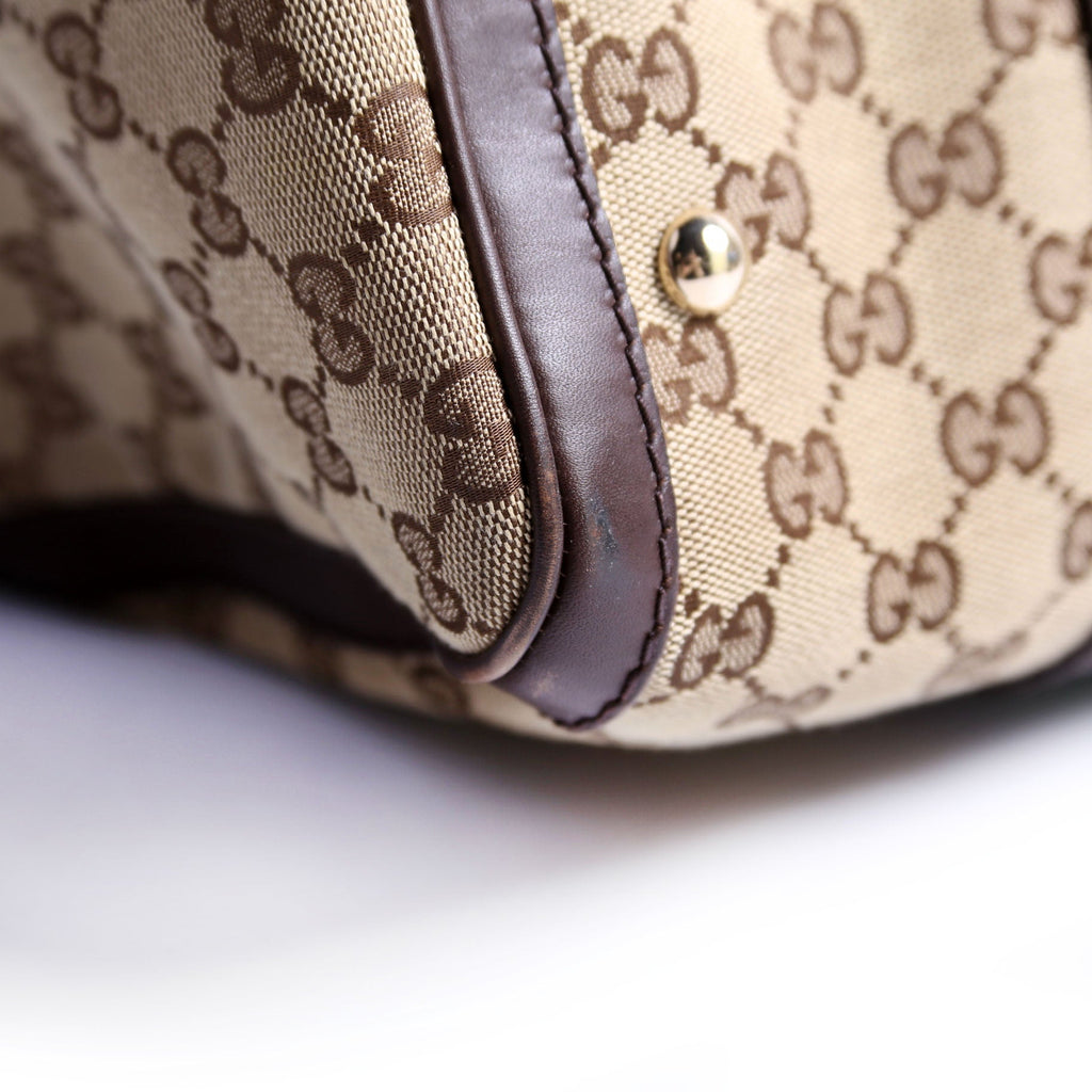 247205 Boston Bag Canvas Brown