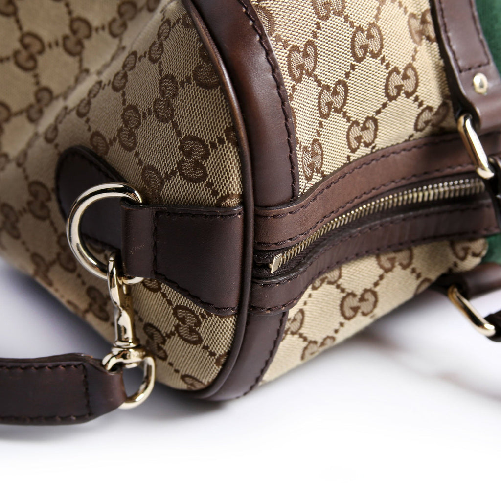 247205 Boston Bag Canvas Brown