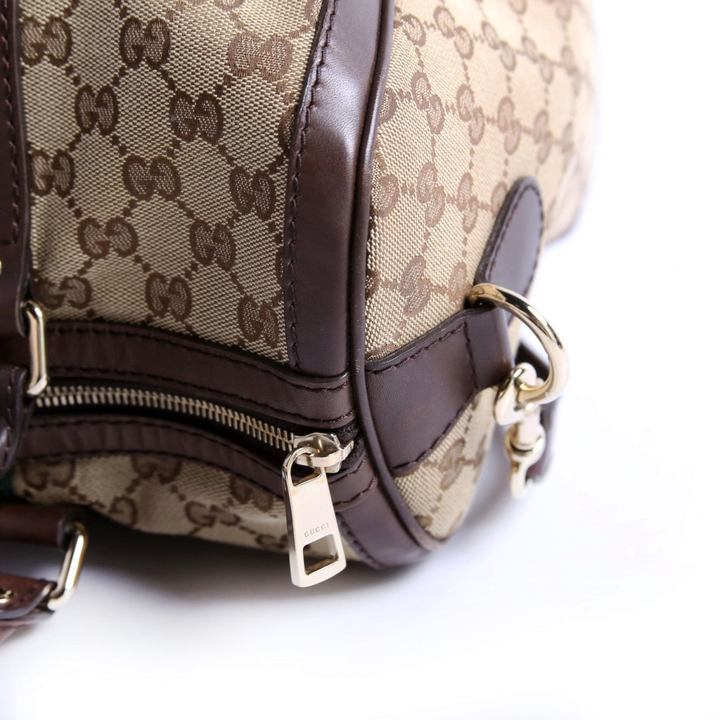 247205 Boston Bag Canvas Brown