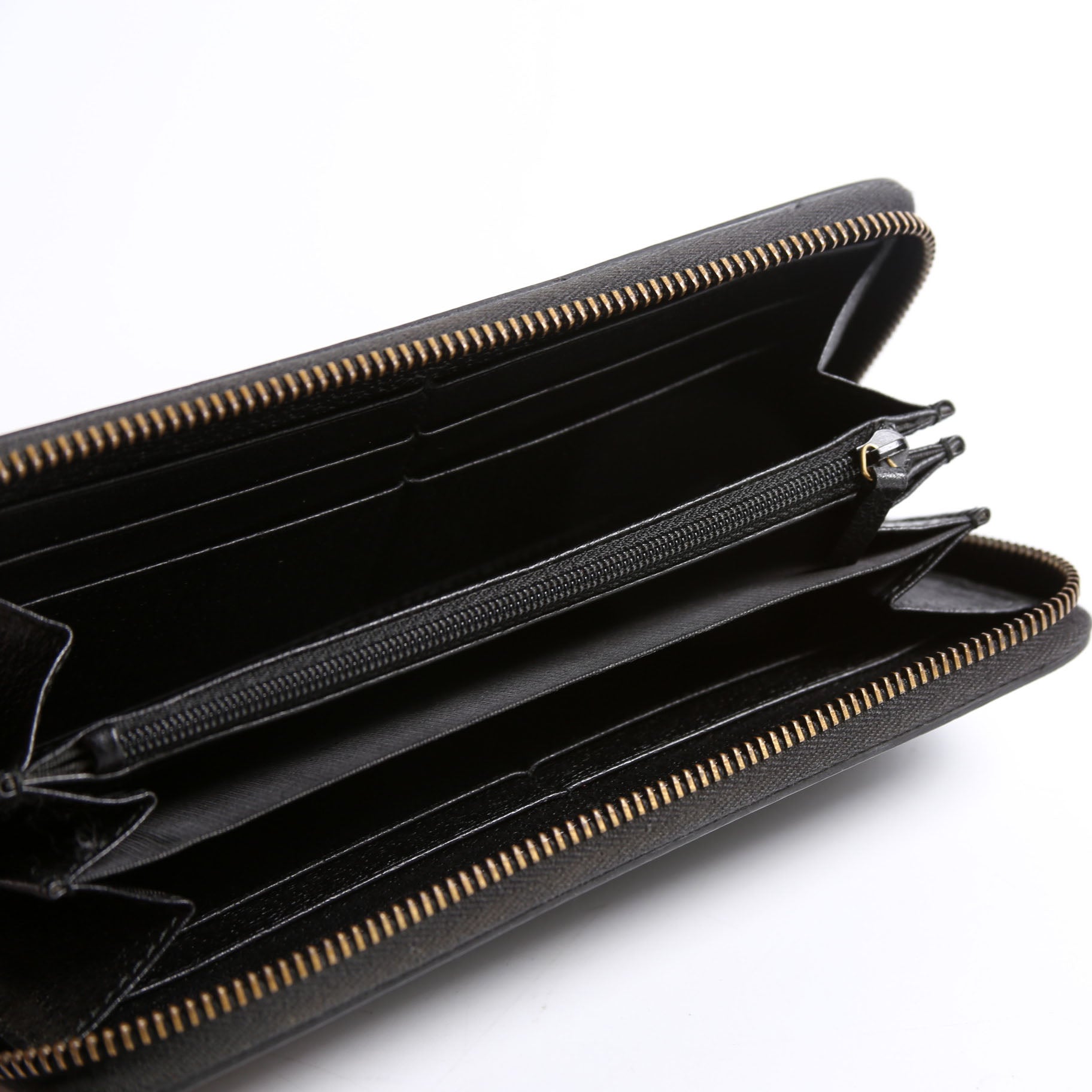 Gucci 428736 GG Marmont Leather Wallet Black